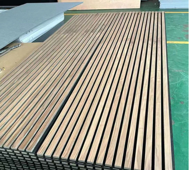 China eco friendly fire rated Acoustic Slat Wall Panel manufacturers, eco friendly fire rated